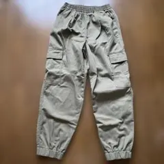 GU カーキ　カーゴパンツ S