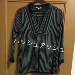 【再値下げ】ロング トップス ストライプ柄のサムネイル
