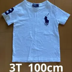ラルフローレン　ホワイト　Tシャツ　3T 100cmのサムネイル