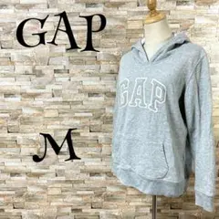 【ギャップ /GAP】　パーカー　プルオーバー　　ゆったり　M　グレー