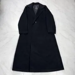 希少 美品 Y’s ワイズ ウール スーパーロング チェスターコート 黒 3のサムネイル
