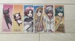 漫画「ARIA」の購入特典特製クリア しおり6枚セットのサムネイル
