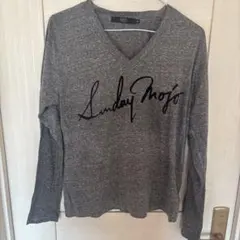 AZUL グレー Vネック Tシャツ M