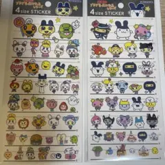 たまごっち　 プチプチおみせっちシリーズ　4サイズステッカー2セット