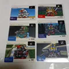 1990年SDガンダム カードダス 当時物6枚セット