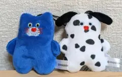 mojojojo モジョジョジョ　にこっとストラップ　ねこ　いぬ