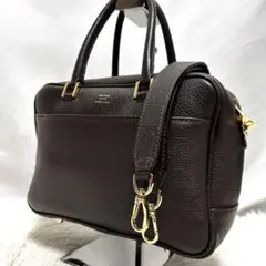 未使用級極美品　manuel milano ミニボストンバッグ ショルダーバッグ