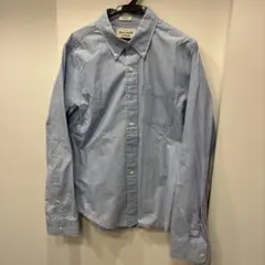 Abercrombie & Fitch 水色花柄長袖シャツ M
