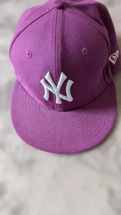 New Era NYロゴ キャップ 紫 6　3/4早いのも勝ち！