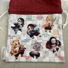 鬼滅の刃　劇場版　無限列車編　みにきゃら巾着