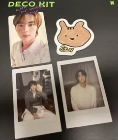 BTS  DECO KITデコキット ジン チェキ トレカ ステッカー