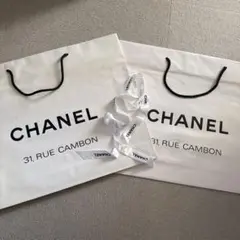 CHANEL シャネル　ショップ袋 特大　紙袋　ショッパー　２点セット