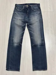 LEVI’S 505ダークブルー ストレートデニム