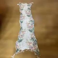 花柄 シフォンストール 多色
