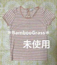 ＊未使用＊BambooGrass＊レディースボーダー Tシャツ 半袖のサムネイル