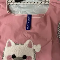 MZTKIN ピンク 犬刺繍 Lサイズ