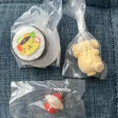 プリン ミニチュアチャームライブキャラクター いちごめじるし お寿司キーチェーン