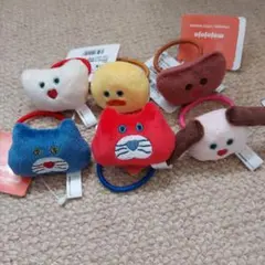 mojojojo マスコット付きヘアゴム 全６種セット