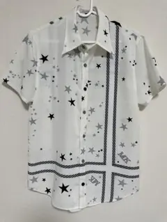 MILKBOY スター 総柄 アロハシャツ S 星柄のサムネイル