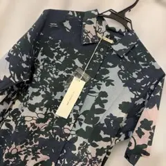 新品タグ付き ne Quittez pas ボタニカルシャツワンピース コットンのサムネイル