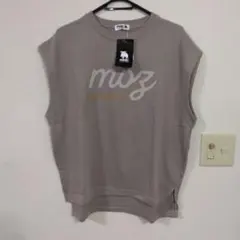 新品タグ付き　moz スリーブレス グレー トップスベスト　M