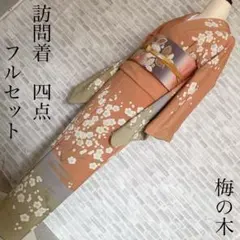 訪問着 フルセット 付け下げ 着物 正絹 蘇州刺繍 黄緑 若草色 花 O7