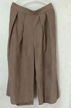 ワイドパンツ　キュロット　М　柔らかい着心地　春