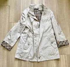 【美品】DAKS ダックス コート ホワイト ライトベージュ ライナー付