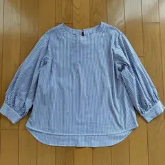 NOLLEY’S　ストライプシャツ　ブルー