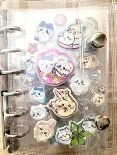 シール帳完成品【ALL新品】ちいかわ★a7クリアバインダー★シール交換セット★