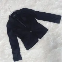 『ビューティーアンドユース』 (M) コットンテーラードジャケット シングル 黒