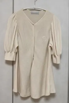 最終価格‼️☆セルフォード☆ペプラムカーディガン　アイボリー