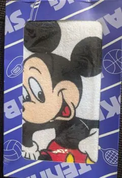 昭和レトロ】ミッキーマウス フェイスタオル 箱付き 全体的に保管シミあり