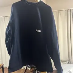 カウラム　ネイビー　ヘビーウェイト ジャージー ロングスリーブTシャツ M