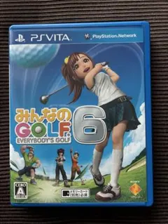 【美品】PSVITAソフト みんなのGOLF6