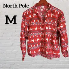 North Pole 【M】アルパカ柄 ルームウェア パジャマ コットン100%