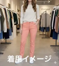 美品　MACPHEE パンツ コーラルピンク サイズ36のサムネイル