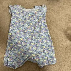 花柄フリルロンパース 95cm以下