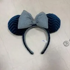 ディズニー ミッキーマウス型カチューシャ ネイビー