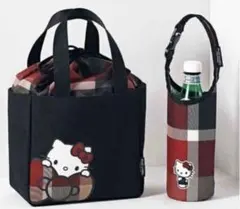 sweet 10月号増刊 ハローキティ 巾着カバー付トート&ペットボトルホルダー