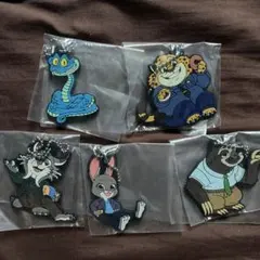 ズートピア2 でふぉラバ! キーホルダー 5個セット