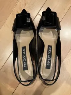 sergio rossi 黒 パンプス 37