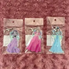 函館限定　キミとアイドルプリキュア　アクリルキーホルダー　3枚セットバラ売り不可