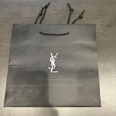 YSL 黒ショッパー ロゴ入り