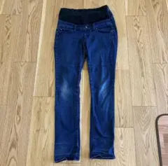 マタニティパンツ　デニム