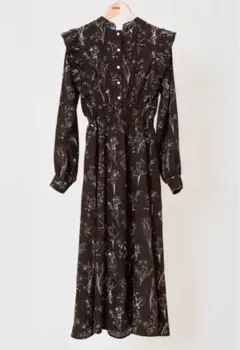 GORGE ゴージ　ピンタックフリルワンピース