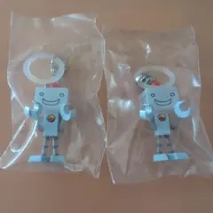 どこでもいっしょ　めじるしアクセサリー　ロボット 2個セット