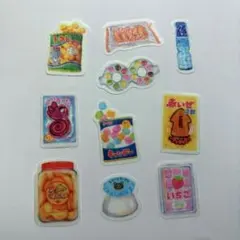レトロシール　フレークシール　駄菓子