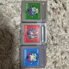 ポケットモンスター 緑 赤 青 ゲームボーイ ソフト 3本セット