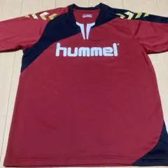 hummel プラクティスシャツ Sサイズ レッド×ブラックのサムネイル